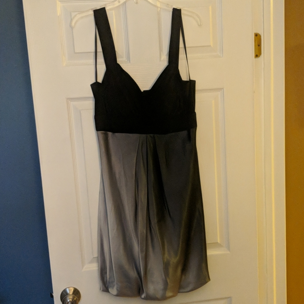 Black and Silver cocktail dress